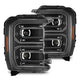 AlphaRex 880909 LUXX-Series LED Projector Headlights (Black) | 2023-2026 Ford F250/F350 Super Duty 4WD