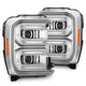 AlphaRex 880910 LUXX-Series LED Projector Headlights (Chrome) | 2023-2026 Ford F250/F350 Super Duty 4WD