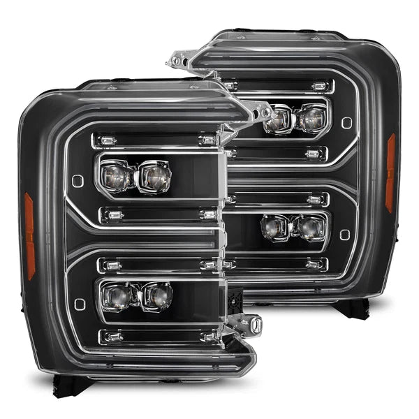 AlphaRex 880895 NOVA-Series LED Projector Headlights (Black) | 2023-2026 Ford F250/F350 Super Duty 4WD