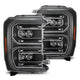 AlphaRex 880895 NOVA-Series LED Projector Headlights (Black) | 2023-2026 Ford F250/F350 Super Duty 4WD
