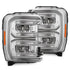 AlphaRex 880911 NOVA-Series LED Projector Headlights (Chrome) | 2023-2026 Ford F250/F350 Super Duty 4WD