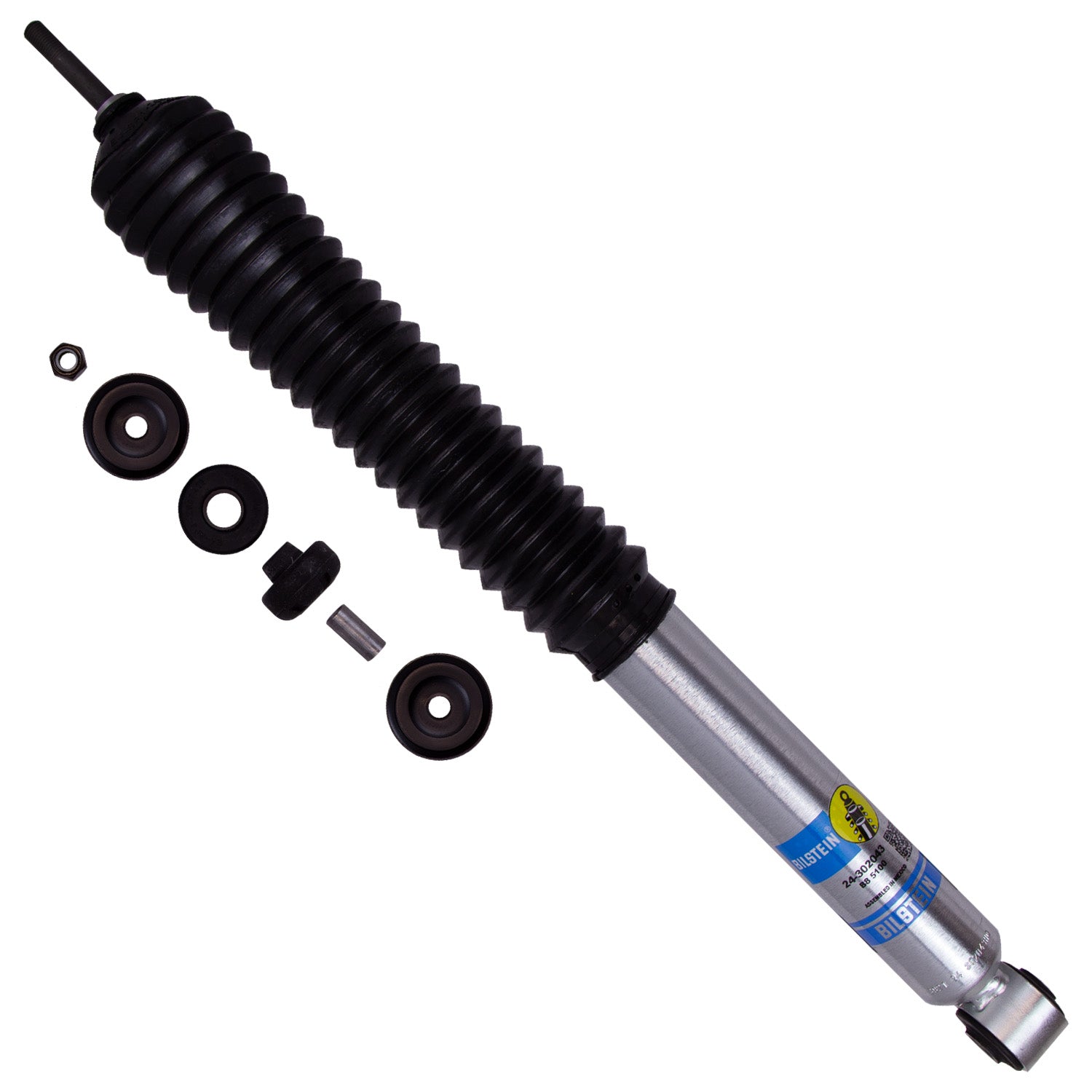 Bilstein 24-302043 B8 5100 Rear Shock - for 0-1" Lift - (Single) | 2019-2026 RAM 2500 4WD