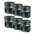 Industrial 244120 Fly Cut Coated & Chamfered ISB X-Series Piston Kit (Standard) | 2003-2004 Dodge RAM 2500/3500 4WD 5.9L Cummins 24V