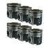 Industrial 24T112 Fly Cut Coated & Chamfered ISB X-Series Piston Kit (Standard) | 2007.5-2018 Dodge RAM 2500/3500 4WD 6.7L Cummins 24V
