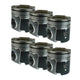 Industrial 24T112 Fly Cut Coated & Chamfered ISB X-Series Piston Kit (Standard) | 2007.5-2018 Dodge RAM 2500/3500 4WD 6.7L Cummins 24V