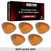 Recon 264142AM 5 Piece Amber Cab Lights Lens | 1999-2016 Ford F250/F350/F450/F550/F650 Super Duty