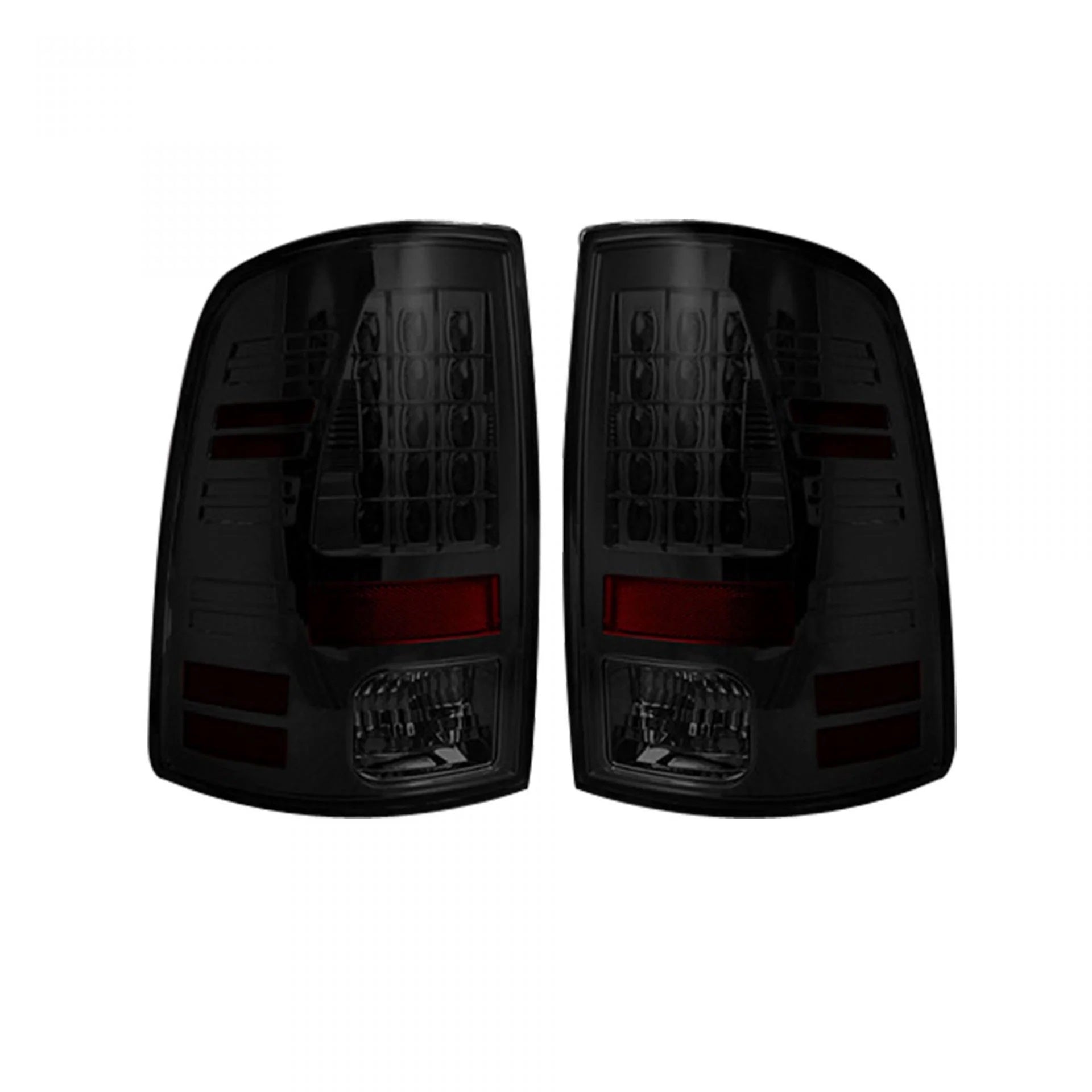 Recon 264169Bk LED Smoked Lens Tail Lights | 2009-2018 Dodge RAM 1500/2500/3500