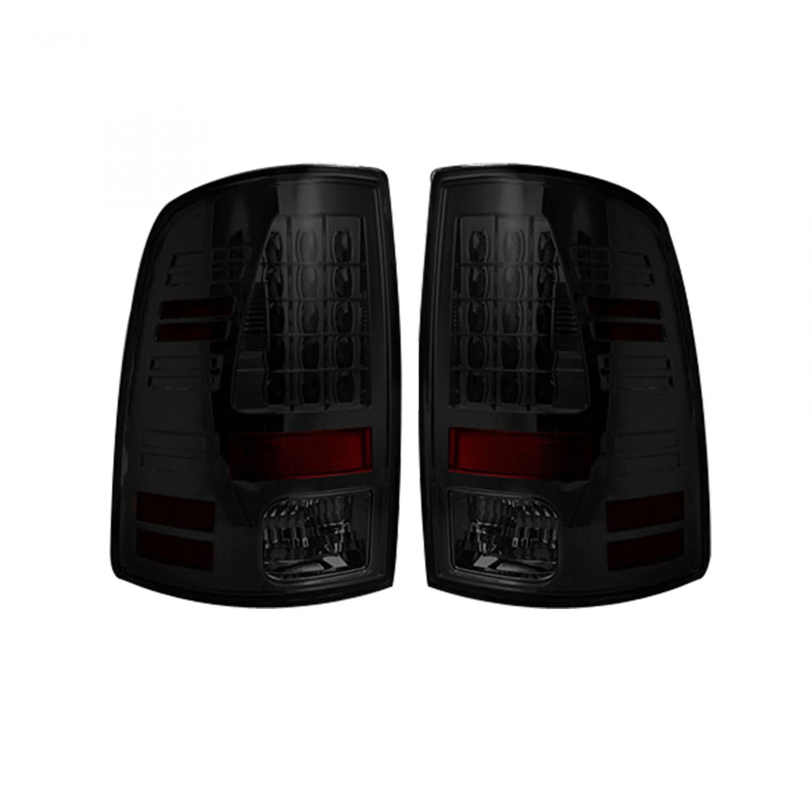 Recon 264169Bk LED Smoked Lens Tail Lights | 2009-2018 Dodge RAM 1500/2500/3500