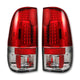 Recon 264176RD Tail Lights Red Lens | 2008-2016 Ford F250/F350