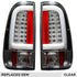 Recon 264293CL O-Led Tail Lights | 2008-2016 Ford F250/F350