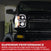 Recon 264296BKC Smoked Projector Headlights with OLED U-Bar | 2015-2019 GM Silverado/Sierra 2500HD/3500HD