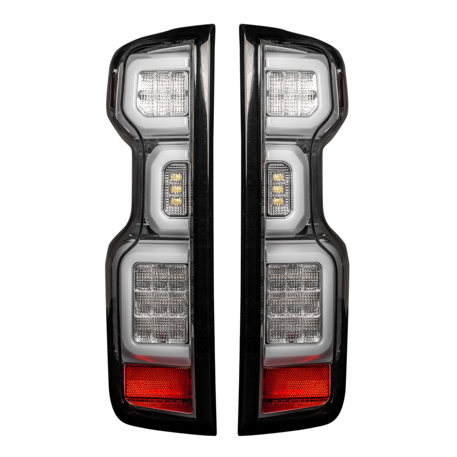 Recon 264397LEDCL LED Clear Tail Lights | 2019-2022 Silverado 1500/2500HD/3500HD