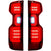 Recon 264397RBK LED Red Smoked Tail Lights | 2020-2025 GM Chevrolet Silverado 2500HD/3500HD