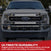 Recon 264438WHBK 37" Aluminum Grille Mount 2-Piece Kit White LED DRL Lights (Smoked) | 2017-2022 Ford F250/F350 Super Duty