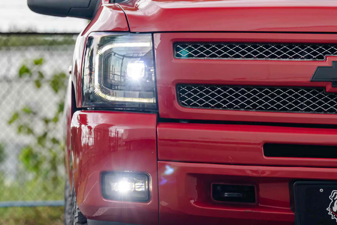 Morimoto LF540.2-ASM XB LED Gen 2 Headlights - Pair | 2007-2014 GM Chevrolet Silverado 2500HD/3500HD