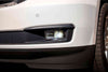 Morimoto LF90 XB Type C LED Square Fog Lights Set - Black | 2007-2016 GM Chevrolet Silverado 2500HD/3500HD