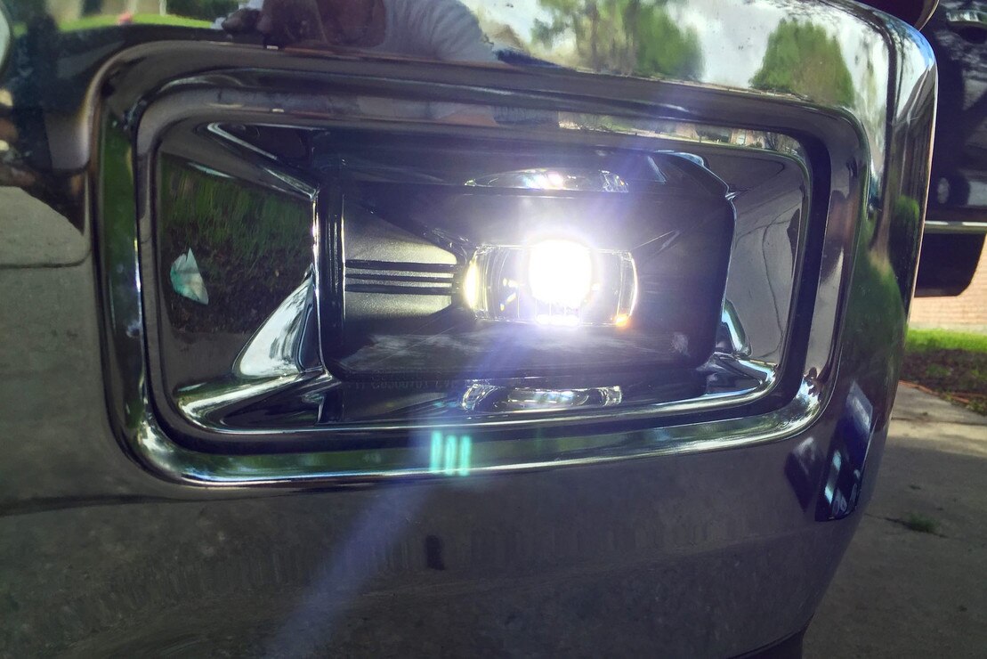 Morimoto LF90 XB Type C LED Square Fog Lights Set - Black | 2007-2016 GM Chevrolet Silverado 2500HD/3500HD