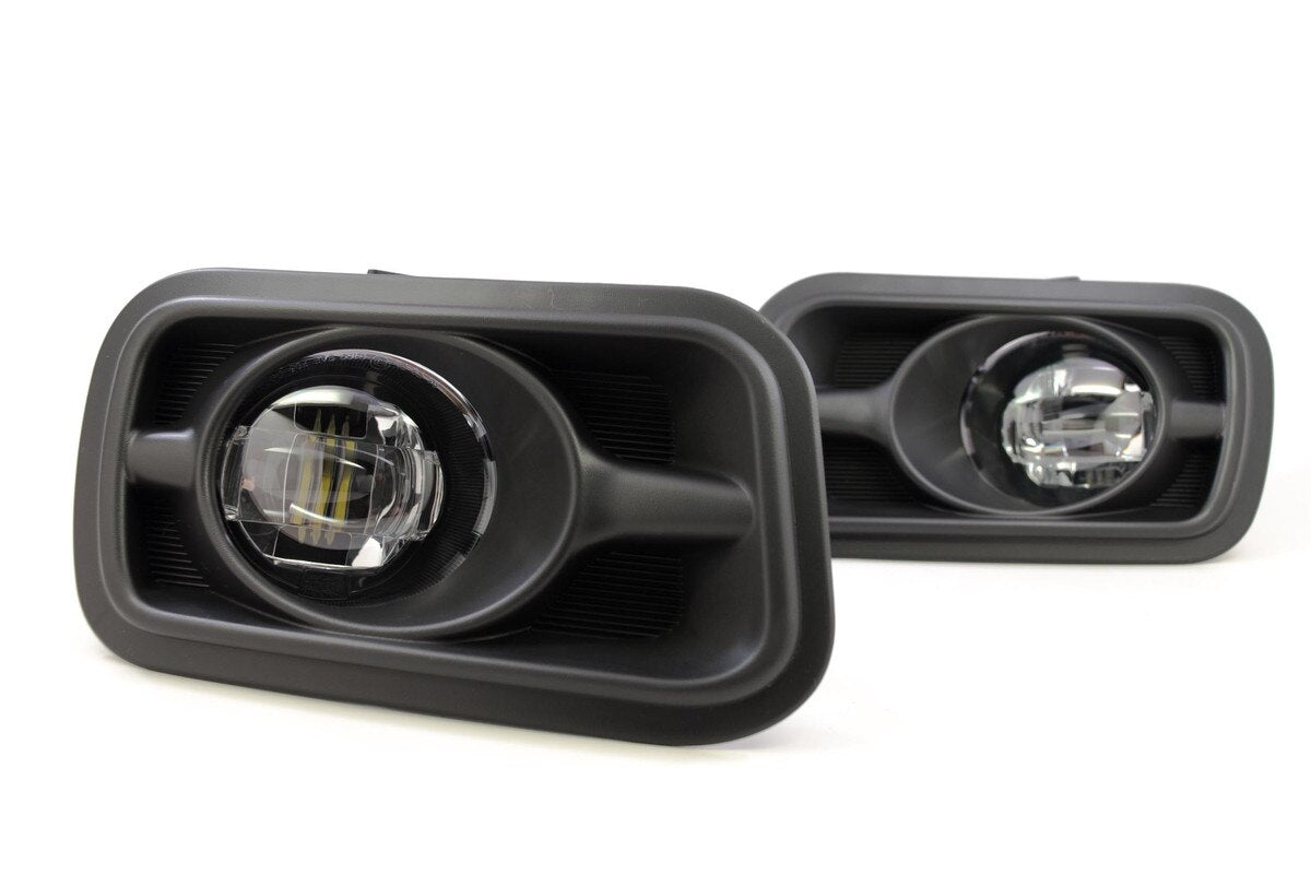 Morimoto LF290 XB Horizontal LED Fog Lights Set - Black | 2009-2017 Dodge RAM 1500/2500/3500