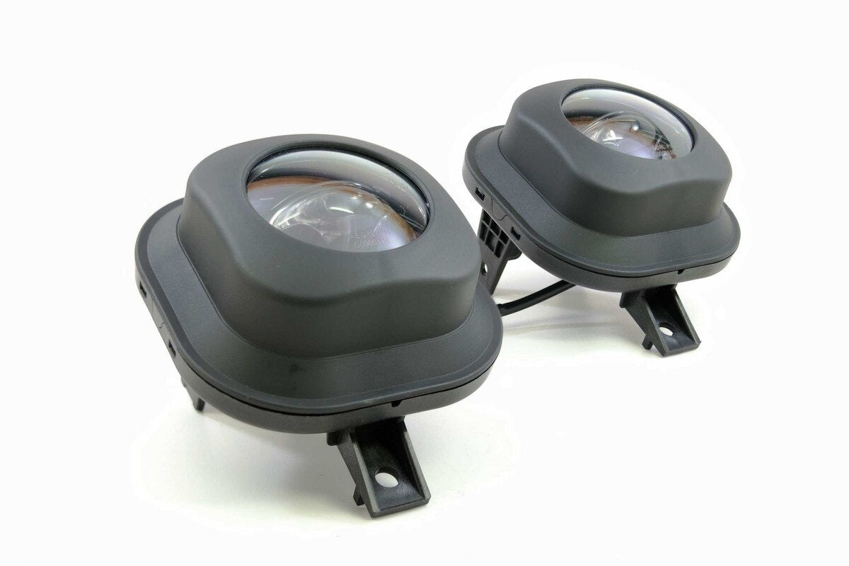 Morimoto LF371 XB LED Fog Lights Set - Black | 1999-2010 Ford F250/F350 Super Duty