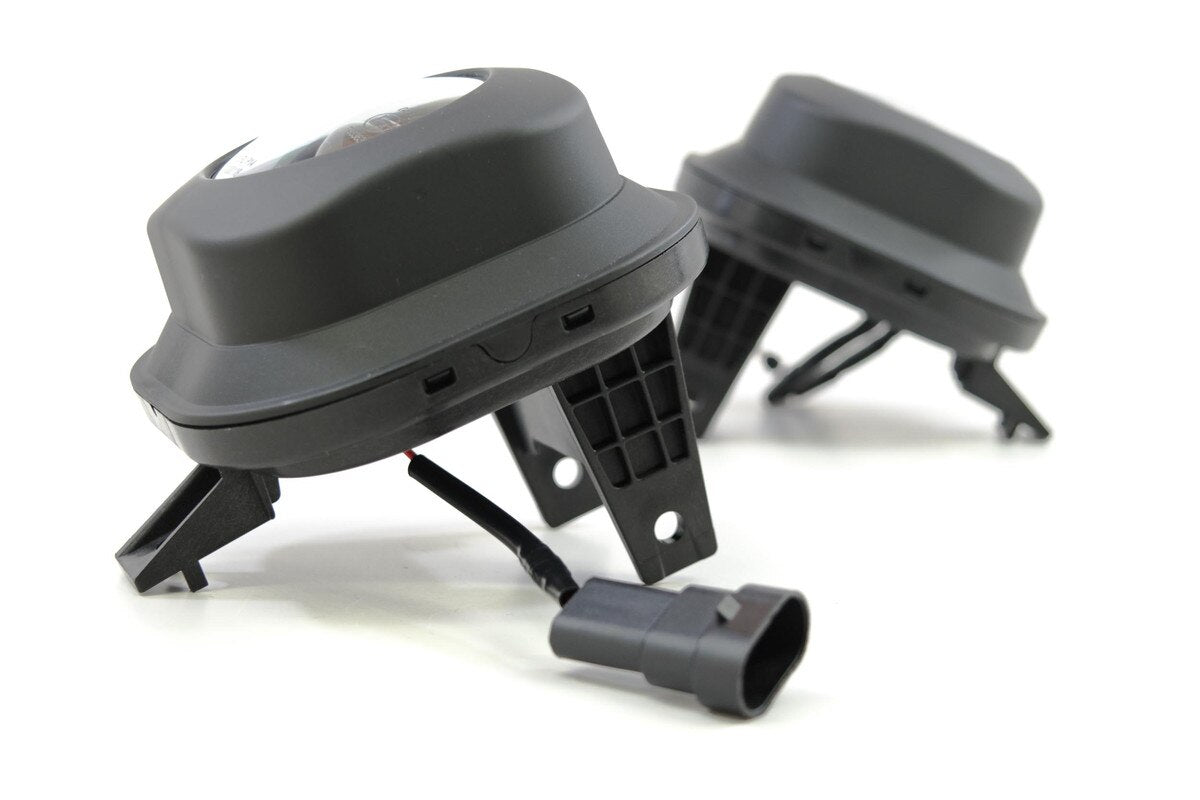 Morimoto LF371 XB LED Fog Lights Set - Black | 1999-2010 Ford F250/F350 Super Duty