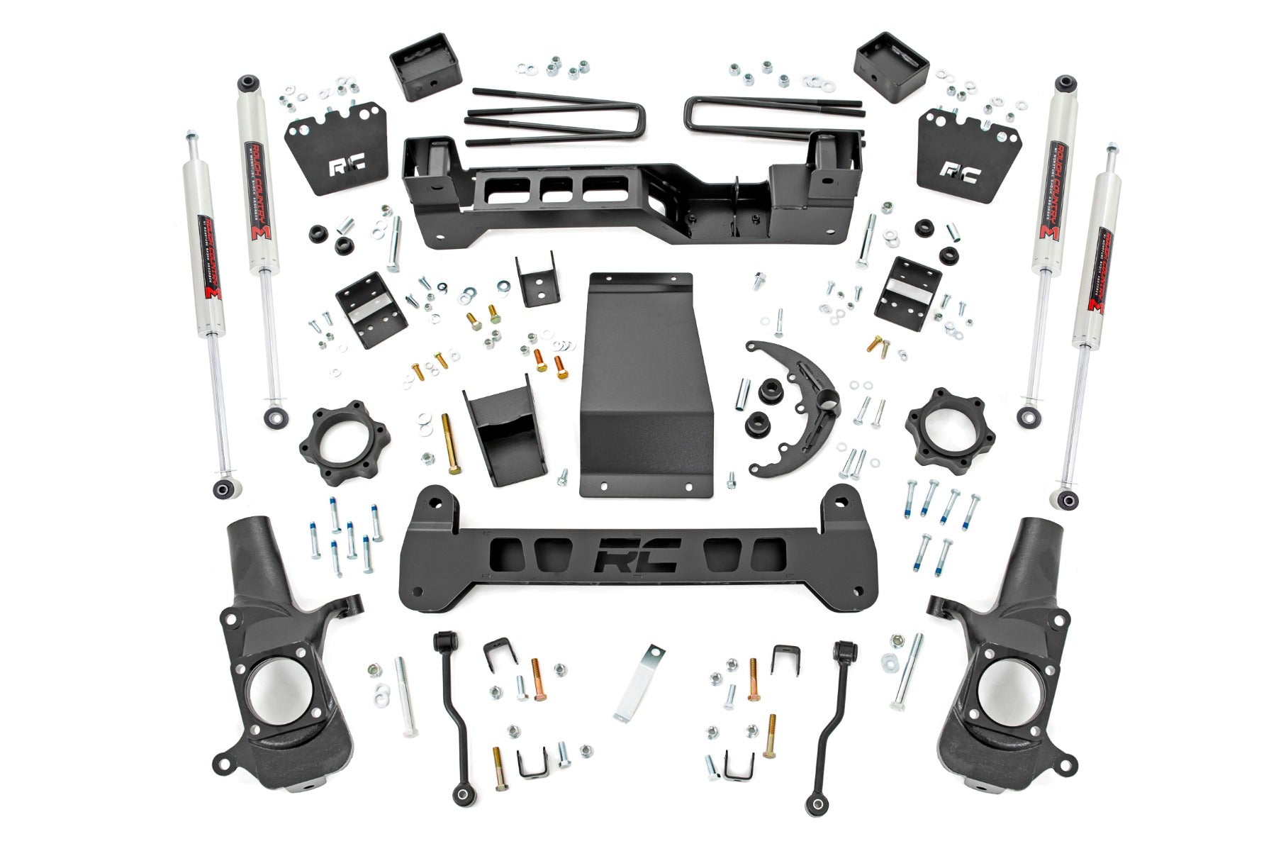 Rough Country 29740 6 inch Lift Kit with M2 Monotube Shocks | 2001-2010 GM Silverado/Sierra 2500HD/3500HD