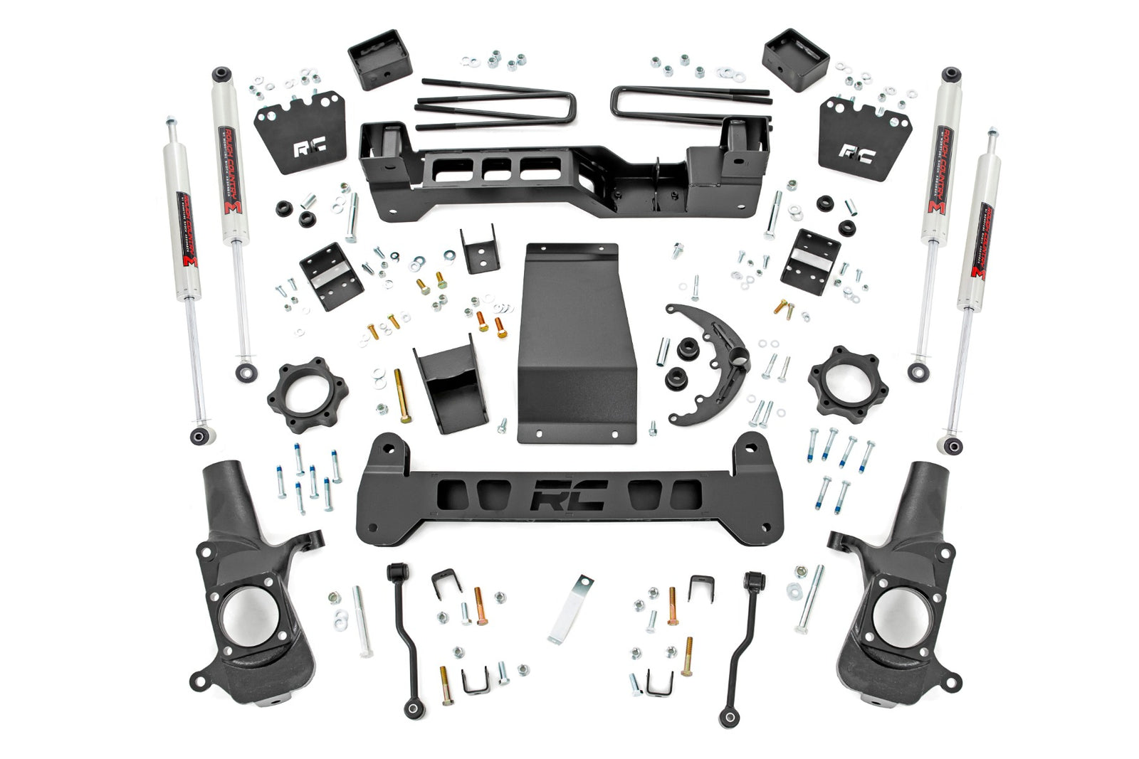 Rough Country 29740 6 inch Lift Kit with M2 Monotube Shocks | 2001-2010 GM Silverado/Sierra 2500HD/3500HD