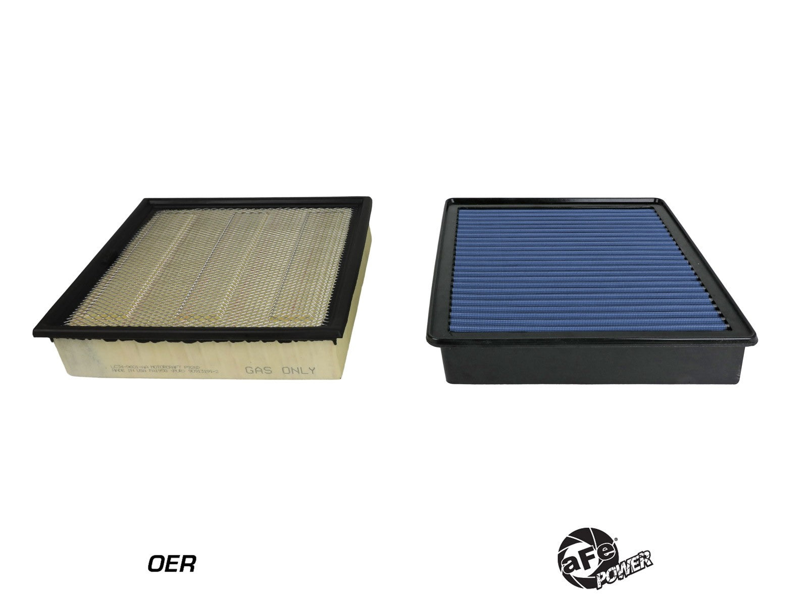 aFe 30-10305 Magnum Flow Pro 5R Factory Replacement Air Filter | 2020-2021 Ford F250/F350 6.7L Powerstroke