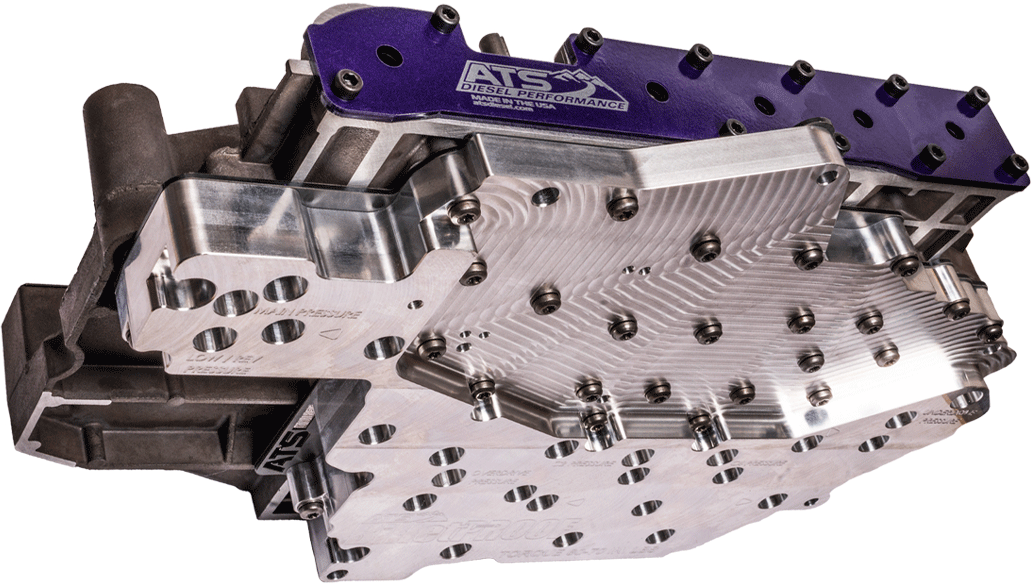 ATS 303-911-2464 68RFE Billet Channel Plate Valve Body with Solenoid | 2019-2022 RAM 2500/3500 6.7L Cummins