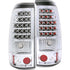 ANZO 311008 Chrome Classic LED Tail Lights | 2003-2007 GM Chevrolet Silverado 2500HD/3500HD