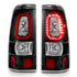 ANZO 311327 Black Clear Bar Style LED Tail Lights | 2003-2007 GM Chevrolet Silverado 2500HD/3500HD