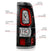 ANZO 311327 Black Clear Bar Style LED Tail Lights | 2003-2007 GM Chevrolet Silverado 2500HD/3500HD