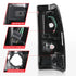 ANZO 311327 Black Clear Bar Style LED Tail Lights | 2003-2007 GM Chevrolet Silverado 2500HD/3500HD