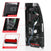 ANZO 311333 Black Clear Plank Style LED Tail Lights | 2003-2007 GM Chevrolet Silverado 2500HD/3500HD
