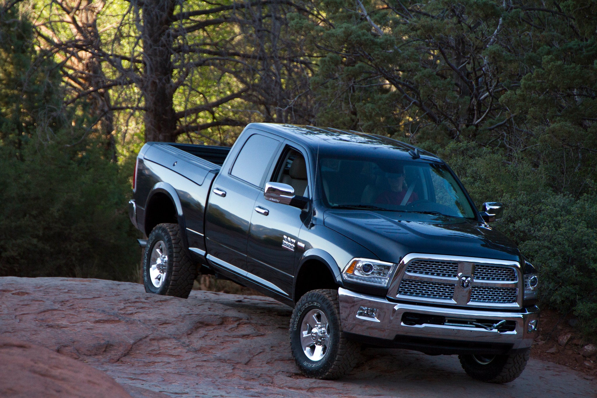 Rock Krawler R2XF3504-Rr 3.5" X-Factor Series Suspension System - RR Shocks | 2014-2018 RAM 2500 4WD