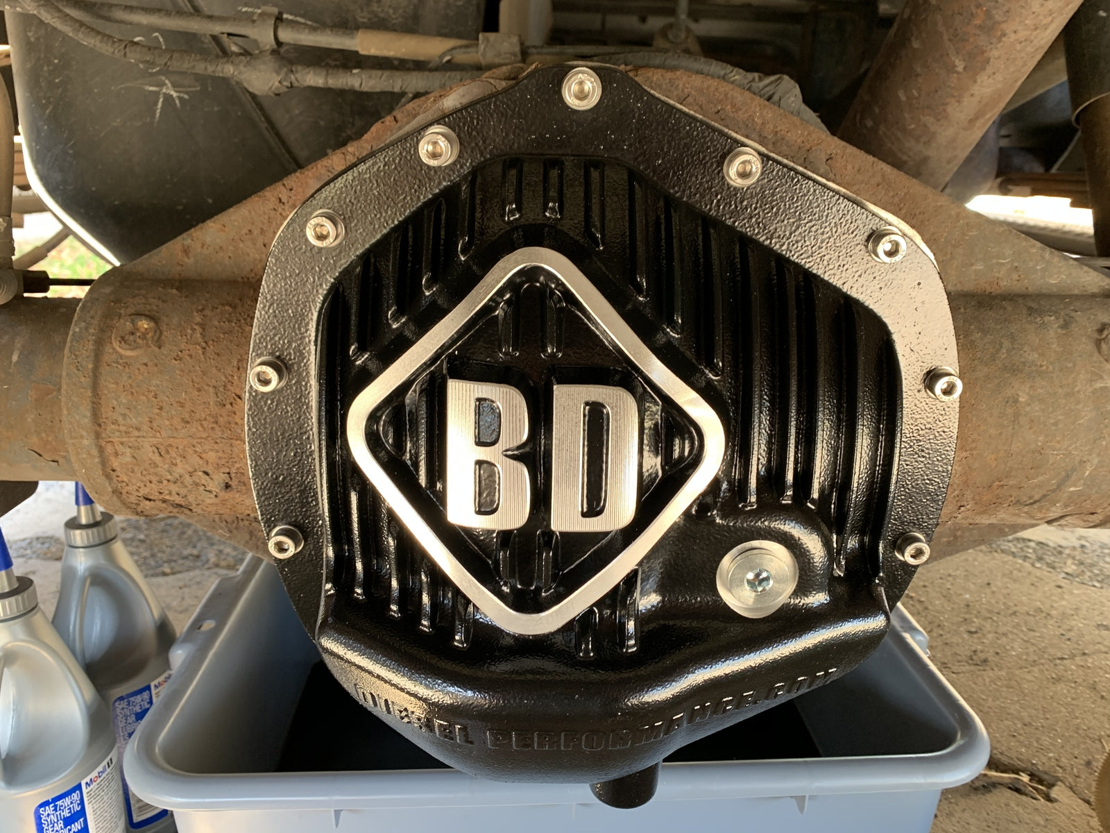 BD Diesel 1061827 AA 14-9.25 & AA 14-11.5 Front & Rear Differential Cover Set | 2003-2013 Dodge RAM 2500/3500