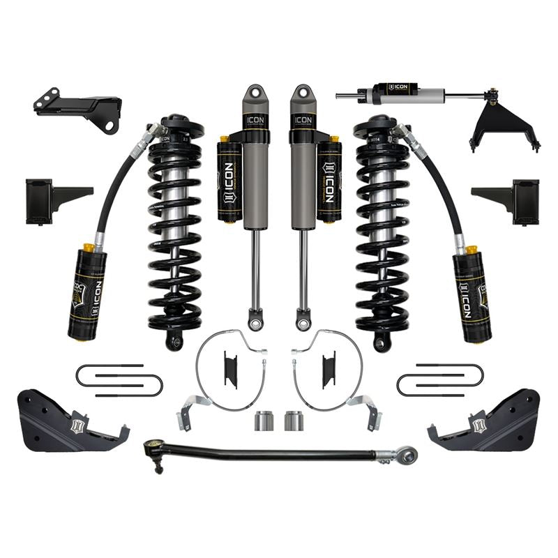 ICON K63175 4-5.5" Lift Stage 5 Coilover Conversion System Kit | 2023-2025 Ford F250/F350 Super Duty