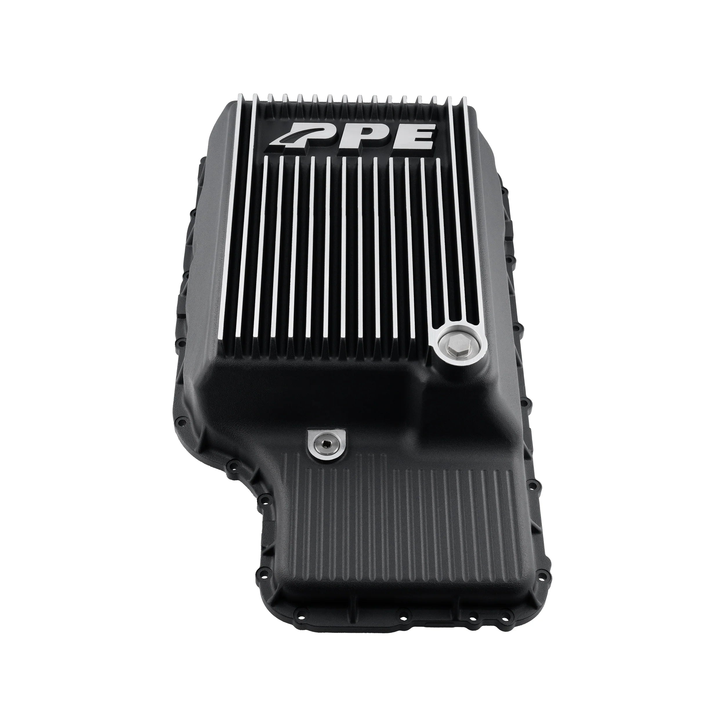 PPE 328053410 Heavy-Duty 10R140 Cast Aluminum Transmission Pan (Brushed) | 2020-2026 Ford F250/F350 Super Duty Gas/Diesel 6.2L/7.3L/6.7L