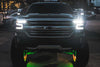 Morimoto LF542.B XB LED Headlight Trim Set - Unfinished | 2016-2018 GM Chevrolet Silverado 1500
