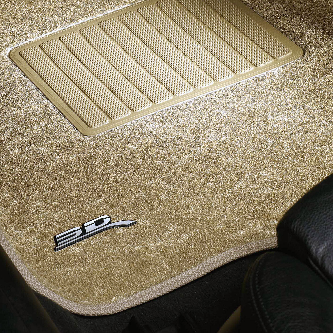 3DM L1CH04702202 Classic Tan Floor Mats | 2007-2013 GM Silverado/Sierra 1500/2500HD/3500HD