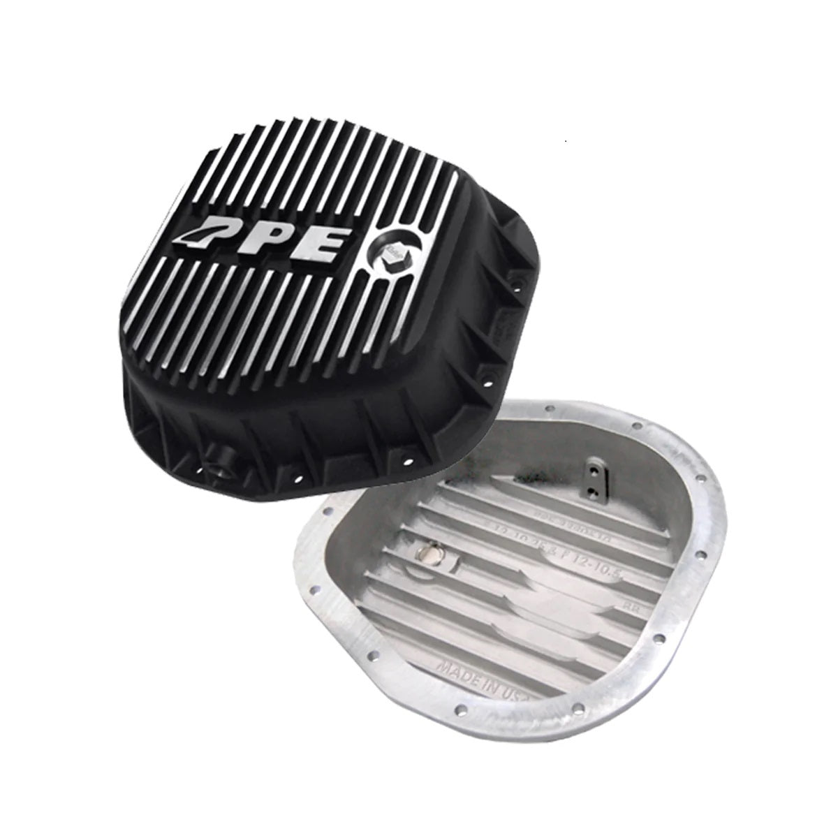 1990-2022 Ford F250 & F350 10.25-10.5 inch Rear PPE HD DEEP Aluminum Rear Dif Cover (Brushed)