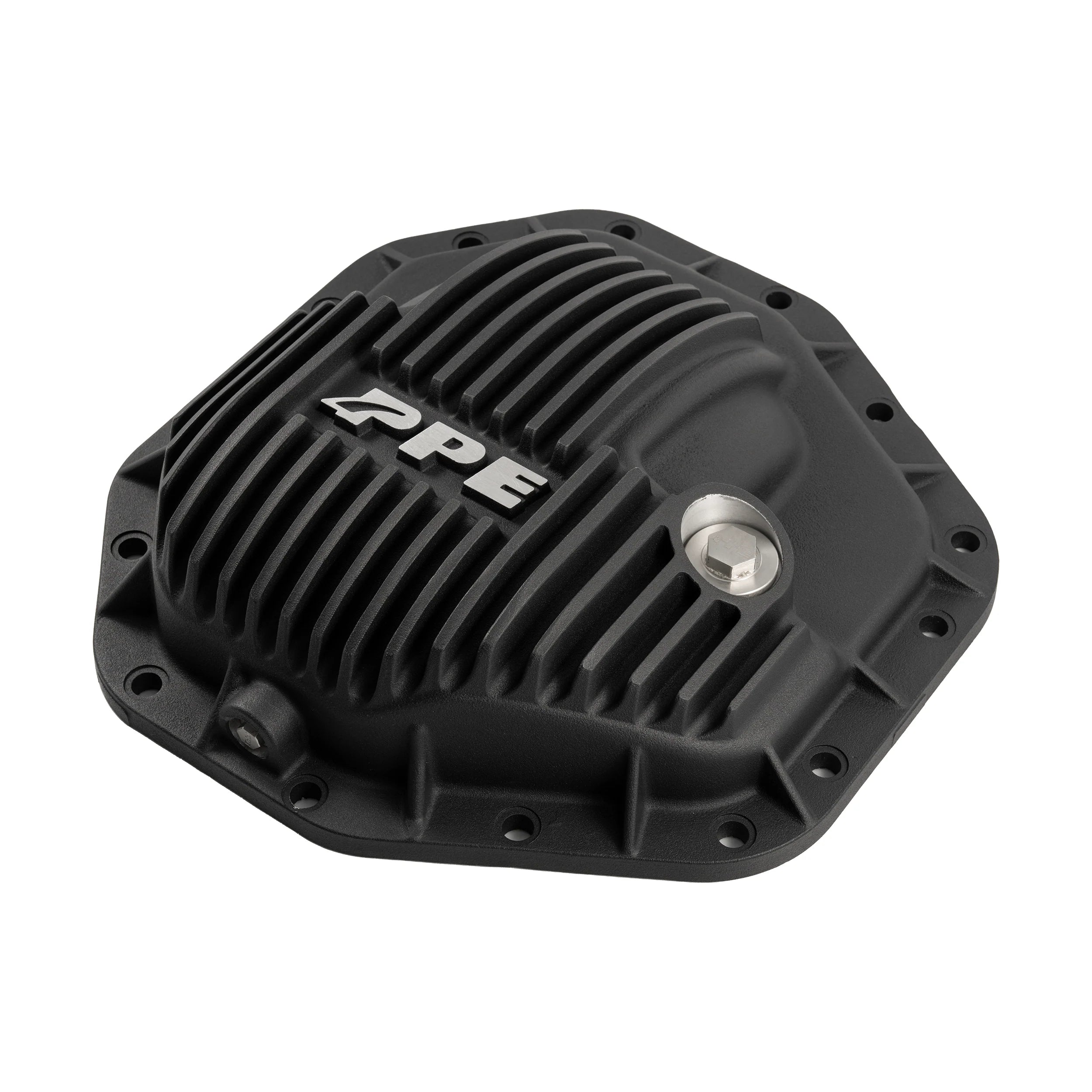 PPE 338052010 Dana M275 14-Bolt Heavy-Duty Cast Aluminum Rear Differential Cover (Black) | 2017–2025 Ford F250/F350 Super Duty