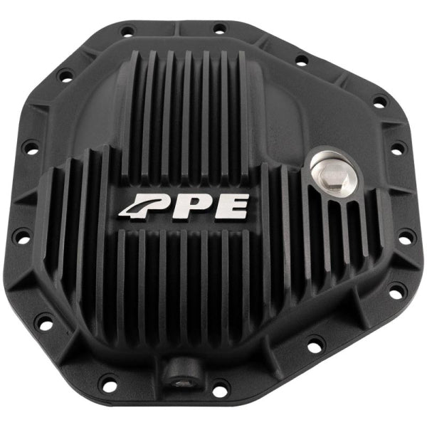 PPE 338052020 Dana M275 14-Bolt Heavy-Duty Cast Aluminum Rear Differential Cover (Black) | 2017–2025 Ford F250/F350 Super Duty