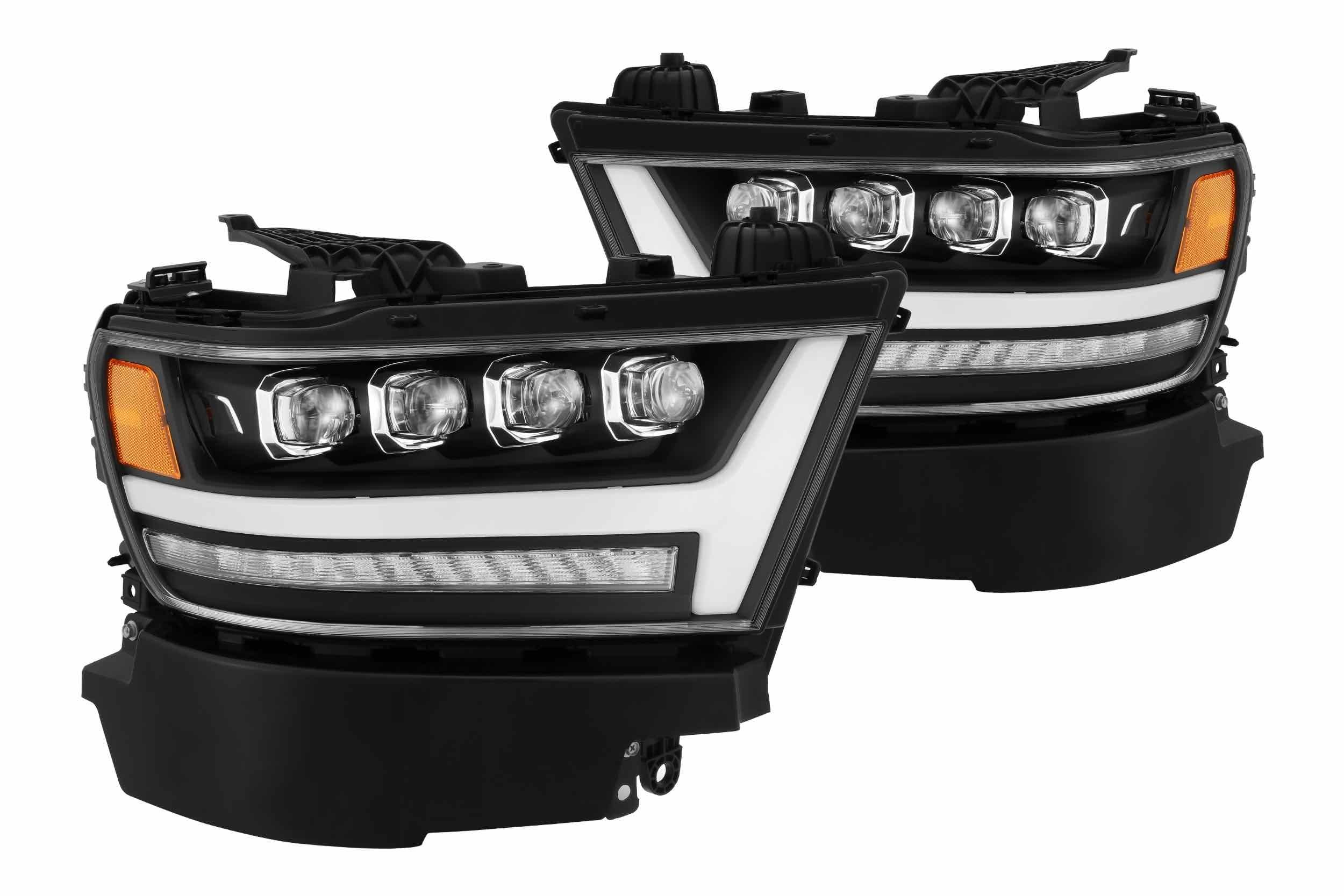 AlphaRex 880517 NOVA Chrome LED Headlights | 2019-2022 RAM 1500