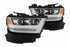 AlphaRex 880513 PRO Halogen Jet Black Headlights | 2019-2022 RAM 1500