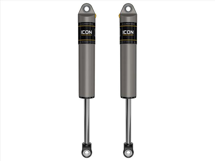 ICON 37605P VS 2.5 Aluminum Series Rear Shocks for 0-3 inch Lift | 1999-2025 Ford F250/F350 Super Duty 4WD