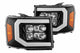 AlphaRex 880608 NOVA Series Jet Black LED Headlights | 2007-2013 Sierra 1500/2500HD/3500HD