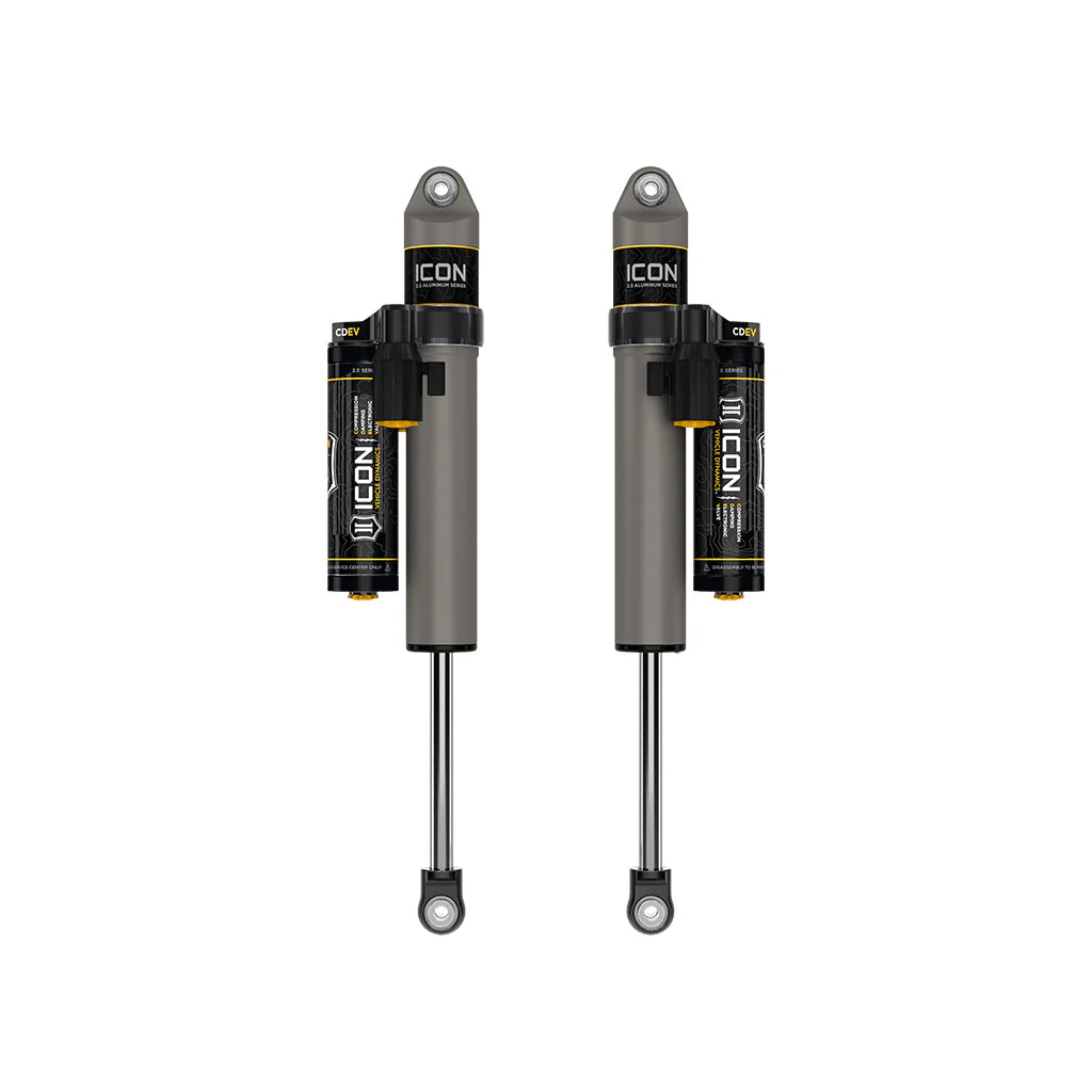 ICON 37701EP 2.5 Aluminum Series Rear Shocks | 2017-2025 Ford F250/F350 Super Duty