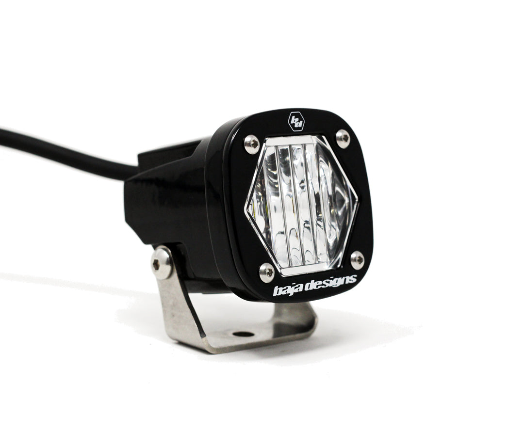 Baja Designs 380005 S1 Wide Cornering LED Light with Mounting Bracket Single | Universal