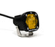 Baja Designs 380015 S1 Amber Wide Cornering LED Light with Mounting Bracket Single | Universal