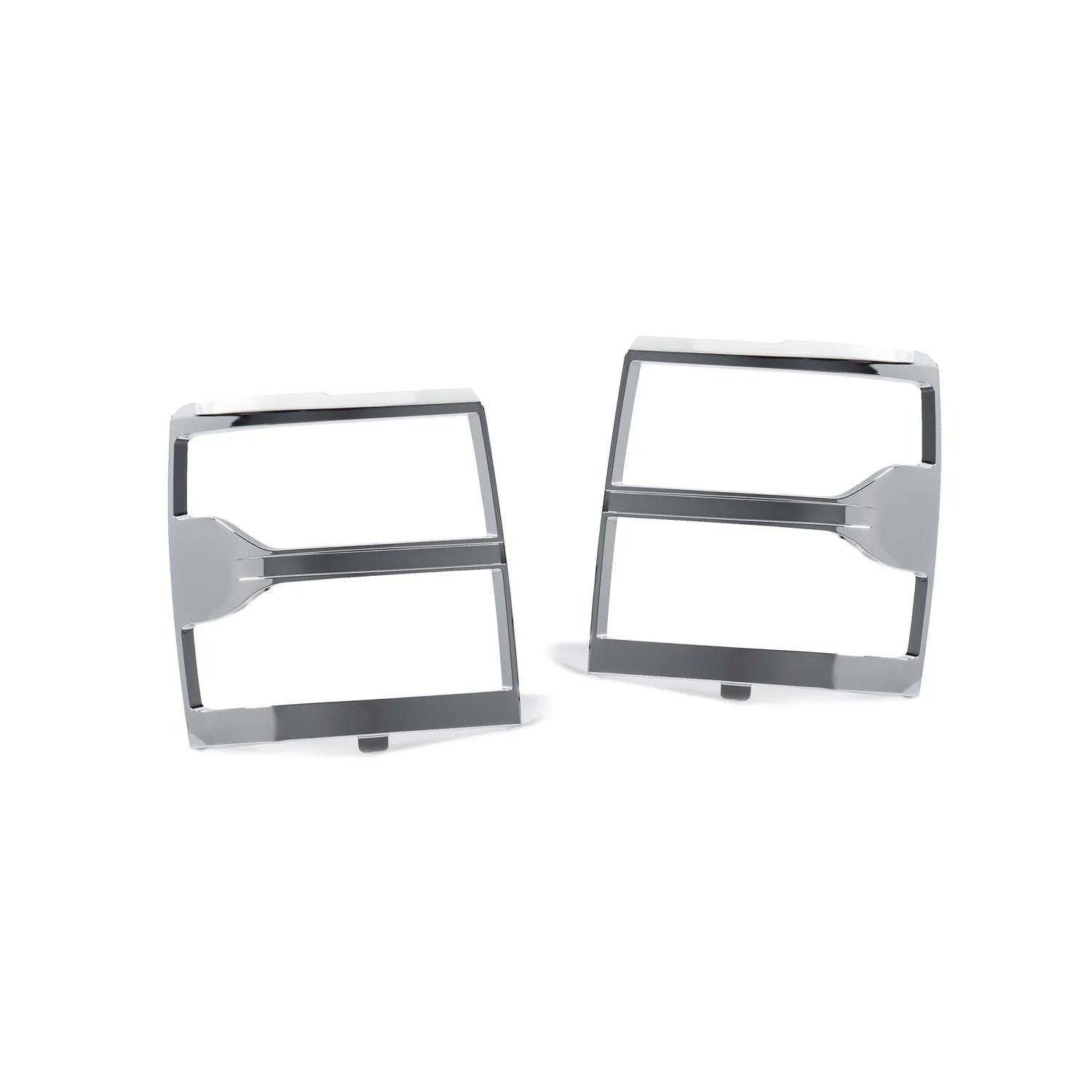 Morimoto LF543.C XB LED Headlight Trim Bezels Pair - Chrome | 2014-2015 GM Chevrolet Silverado 1500